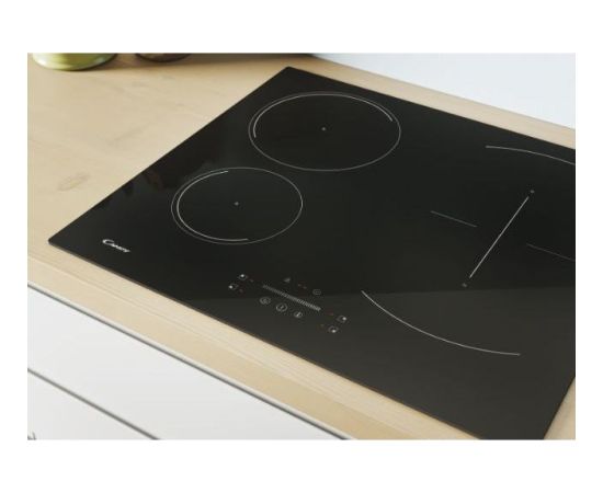 Candy CTP6SC4/E14U Black Built-in 59 cm Zone induction hob 4 zone(s)