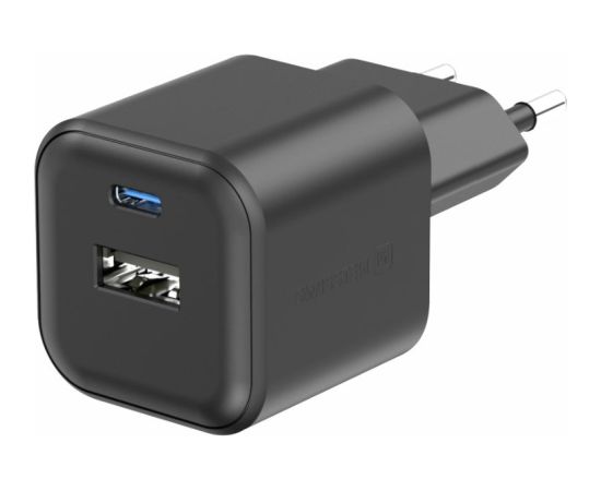 Swissten Tīkla Lādētājs GaN USB-C 35W PD / USB-A 27W QC