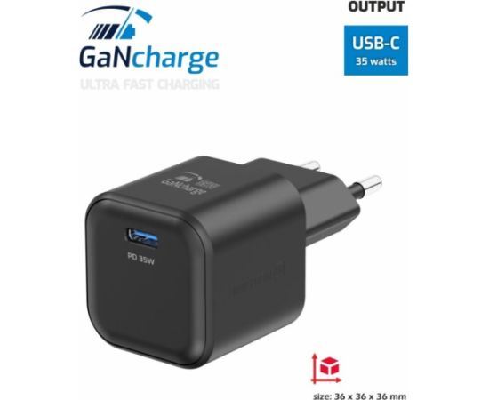Swissten Tīkla Lādētājs GaN USB-C 35W PD
