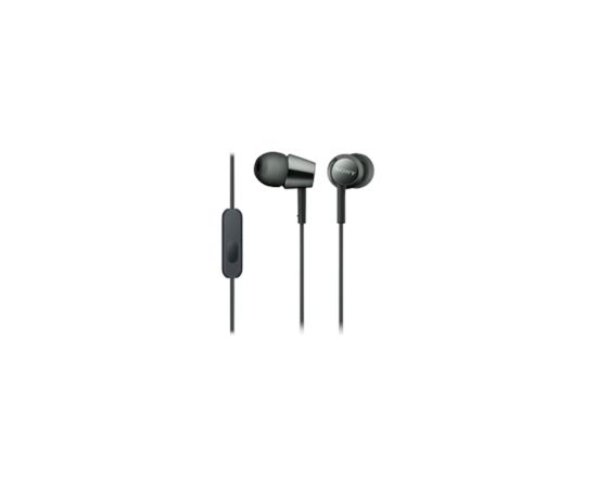 Sony MDR-EX155APB 3.5mm (1/8 inch), In-ear, Microphone, Black