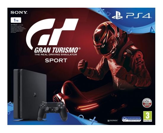 Sony PlayStation 4 Slim 1TB + Gran Turismo Sport