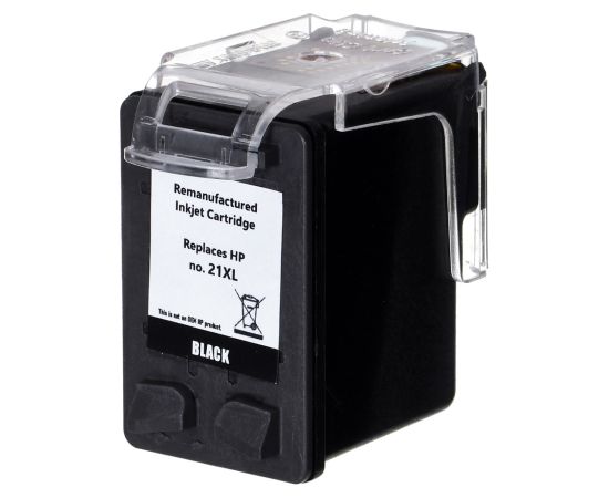 Superbulk B-H21 Black Ink for HP Printer (Replacement HP 21XL C9351A) Standard