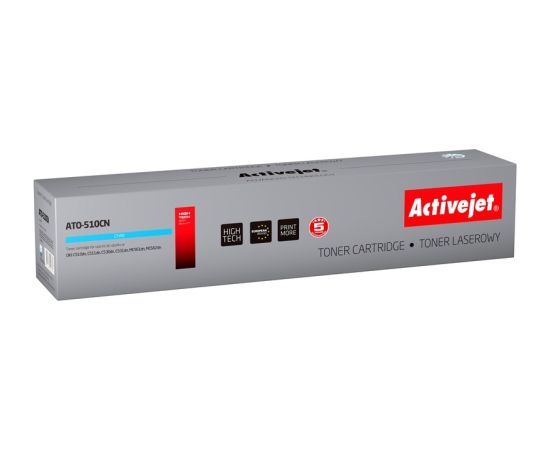 Activejet ATO-510CN toner (replacement for OKI 44469724; Supreme; 5000 pages; cyan)