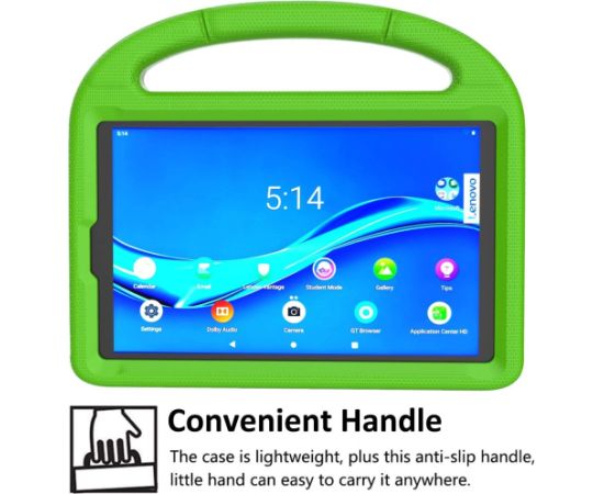 Case Shockproof Kids Lenovo Tab M10 Plus 3rd Gen TB125FU/TB128FU/TB128XU 10.6 green