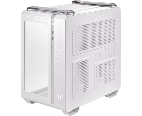 Case ASUS TUF Gaming GT502 MidiTower Case product features Transparent panel Not included ATX MicroATX MiniITX Colour White GAMGT502PLUS/TGARGBWH