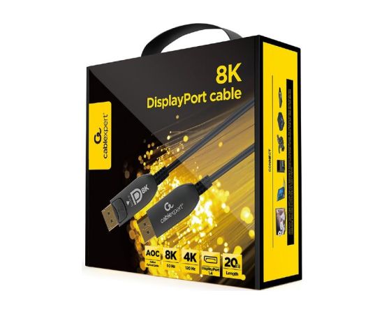 CABLE DISPLAY PORT 20M AOC/PREM CC-DP8K-AOC-20M GEMBIRD