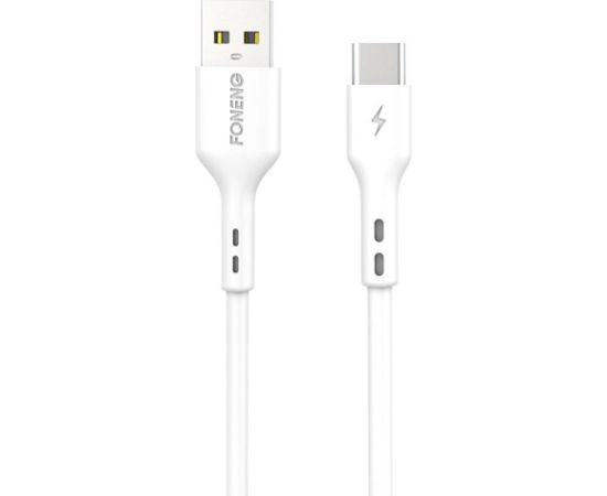 Foneng X36 USB to USB-C cable, 2.4A, 2m (white)