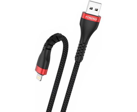 Foneng Cable USB to Lightning, X82 iPhone 3A, 1m (black)