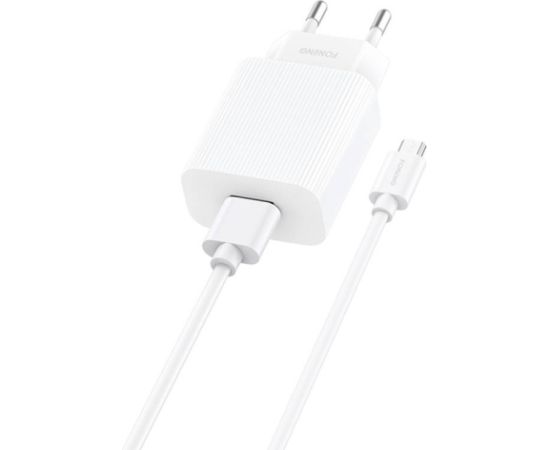 Fast charger Foneng EU28, 1xUSB, QC 3.0 + Cable USB Micro