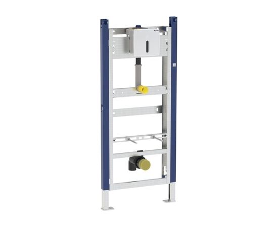 Geberit iebūvējamais rāmis pisuāram Duofix Basic, 500x175 mm, h=1300 mm, ar matētu hroma sensora taustiņu, a Встроенные фреймы