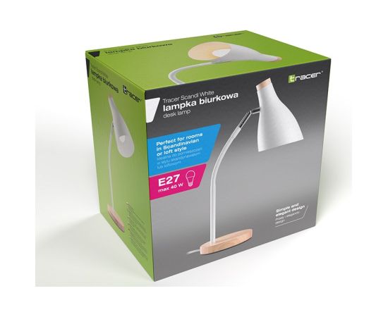 Tracer desk lamp Scandi white TRAOSW47235