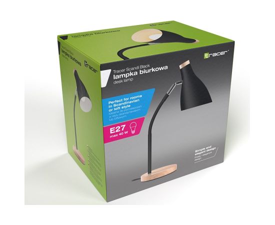 Tracer desk lamp Scandi black TRAOSW47237