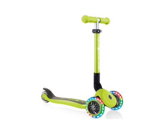 3-wheel scooter Globber Foldable Lights Lime Green Jr 437-106