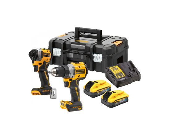 Instrumentu komplekts DeWalt (DCD800 + DCF850); 18 V; 2x5,0 Ah akum.