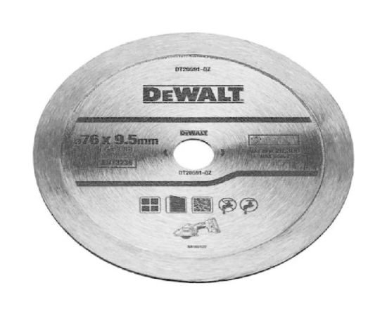 Dimanta griešanas disks DeWalt DT20591-QZ; 76 mm