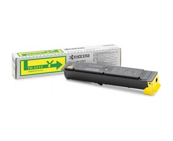 Kyocera TK-5215Y (1T02R6ANL0, TK5215Y) Toner Cartridge, Yellow