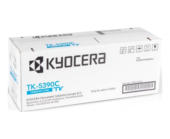 Kyocera TK-5390C (1T02Z1CNL0) Toner Cartridge, Cyan