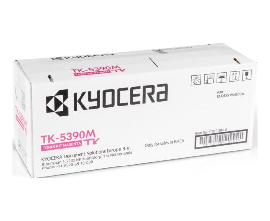 Kyocera TK-5390M (1T02Z1BNL0) Toner Cartridge, Magenta