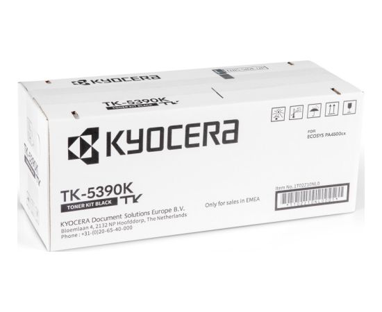 Kyocera TK-5390K (1T02Z10NL0) Toner Cartridge, Black