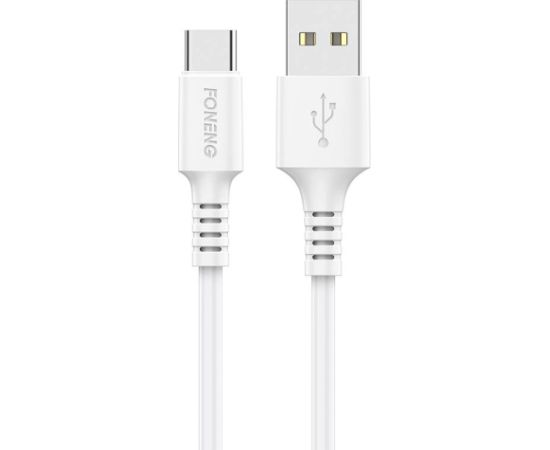 Cable USB to USB C Foneng, x85 3A Quick Charge, 1m (white)