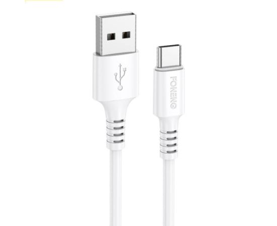 Cable USB to USB C Foneng, x85 3A Quick Charge, 1m (white)