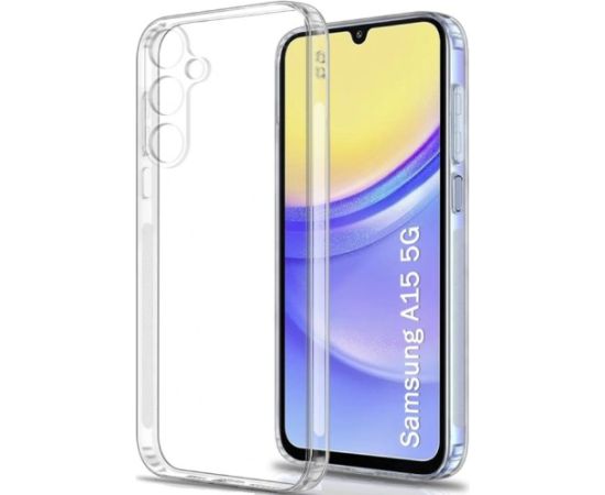 Mocco occo Ultra Back Case 1 mm Aizmugurējais Silikona Apvalks Priekš Samsung Galaxy A15 5G Caurspīdīgs