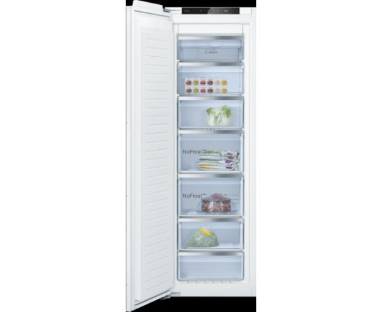 Bosch GIN81VEE0 s6 Saldētava, iebūvējama NoFrost 177cm FlatHinge