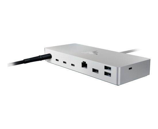 Razer Thunderbolt 4 Dock Mercury Edition, docking station (aluminum, USB, Gigabit LAN) Dokstacijas portatīvajiem datoriem