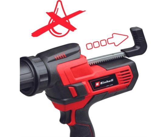 Einhell Cordless Cartridge Gun TE-SG 18/10 Li - Solo (red/black, without battery and charger)