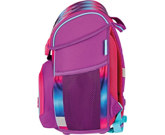 Herlitz Loop Plus Funky Horse, school bag (purple/pink, incl. 16-piece school case, pencil case, sports bag)