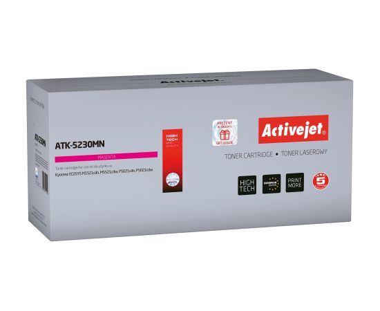 Activejet ATK-5230MN toner (replacement for Kyocera TK-5230M; Supreme; 2200 pages; magenta)