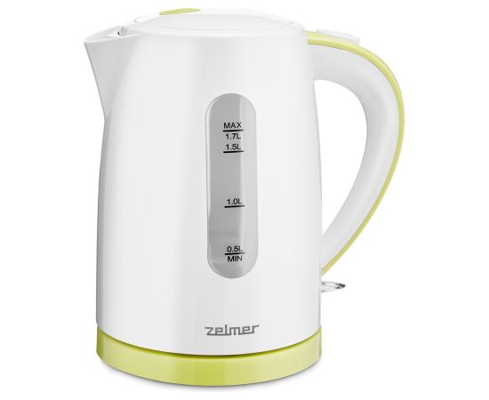 Zelmer ZCK7616L electric kettle 1.7 L 2200 W White, Yellow