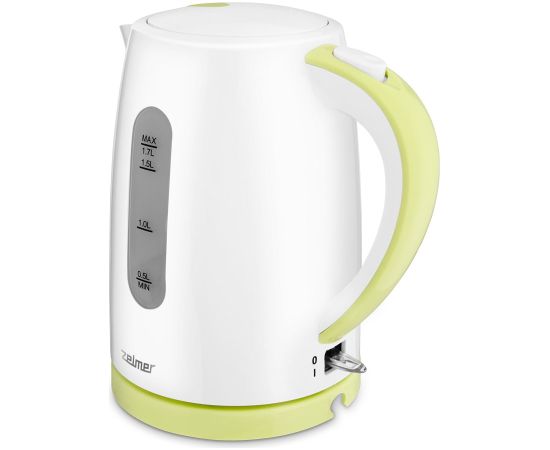 Zelmer ZCK7616L electric kettle 1.7 L 2200 W White, Yellow