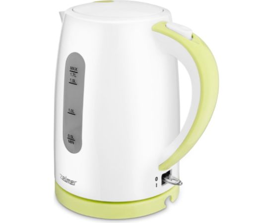 Zelmer ZCK7616L electric kettle 1.7 L 2200 W White, Yellow