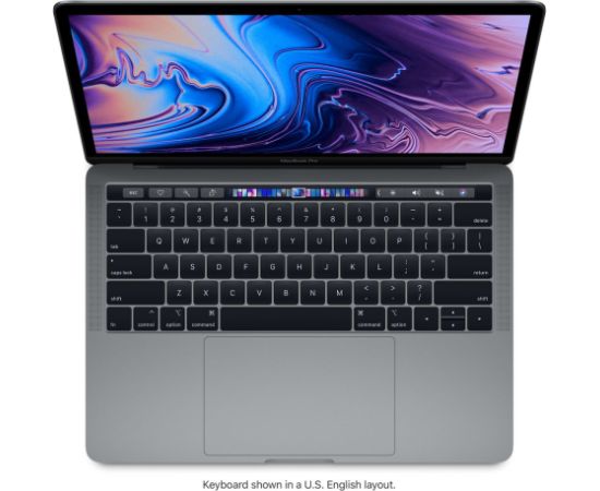 Apple MacBook Pro 2019 Retina 13" 4xUSB-C - Core i7 2.8GHz / 16GB / 512GB SSD - SPACE GRAY (Atjaunināts, stāvoklis labi)