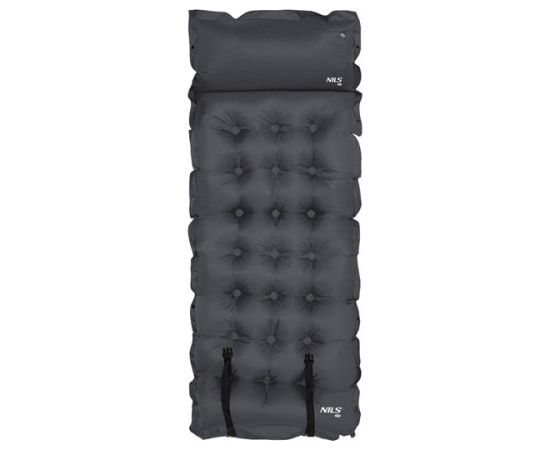 Pašpiepūšošais paklājiņš NC4018 SELF-INFLATING MAT DARK GREY NILS CAMP