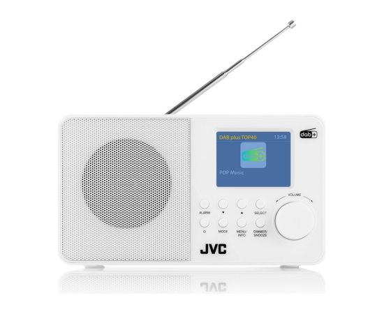 Radio JVC DAB RA-E611W-DAB white