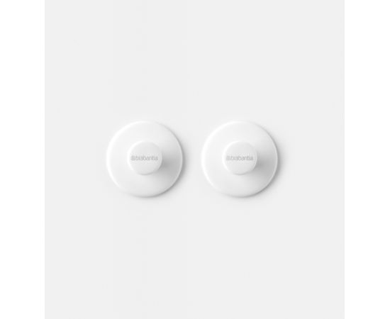 BRABANTIA ReNew vannas istabas dvieļu pakaramie, 2 gab., White - 280344