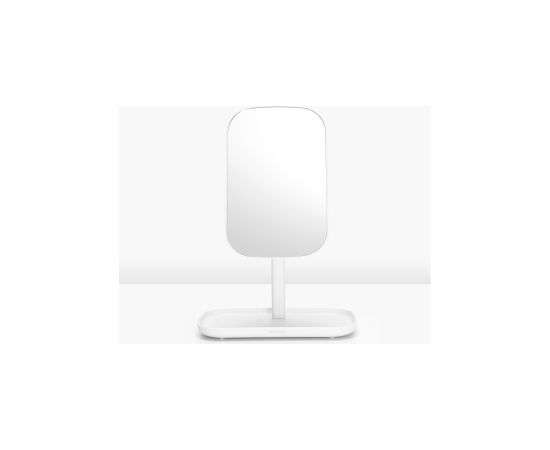 BRABANTIA ReNew spogulis ar plauktiņu, White - 280726