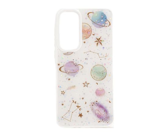 iLike Samsung  Galaxy A55 EPOXY CARTOON COVER White