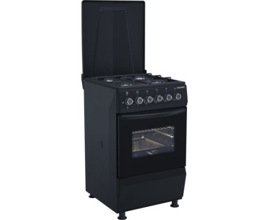 Schlosser FS4406MAZD Gāzes plīts 50cm Melna Gāzes Plītis