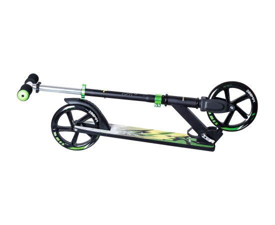 Muuwmi Aluminium Scooter skrejritenis 200 mm, melns/zaļš - AU 573