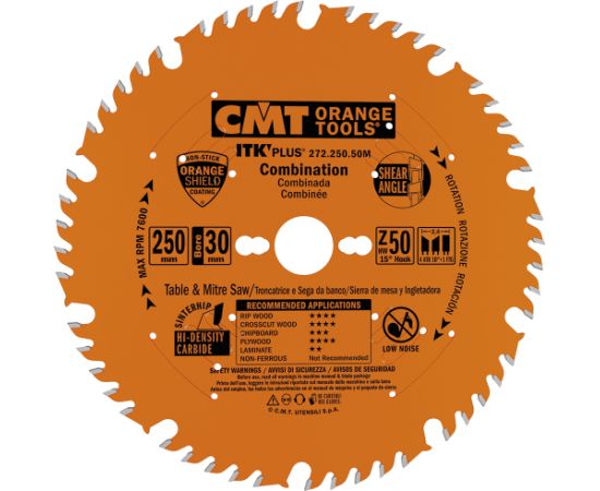 Griešanas disks kokam CMT 272.250.50M; D=250 mm