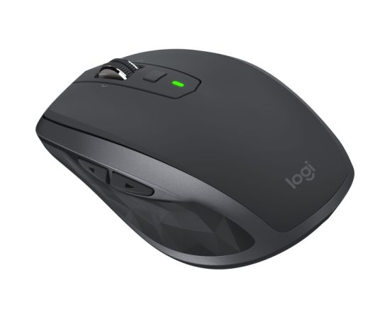 Logitech MX Anywhere 2S Wireless Mouse, RF Wireless + Bluetooth, 4000 DPI, Graphite