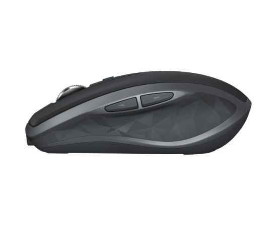 Logitech MX Anywhere 2S Wireless Mouse, RF Wireless + Bluetooth, 4000 DPI, Graphite