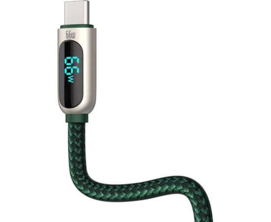 Baseus Display Cable USB to Type-C, 66W, 1m (green)