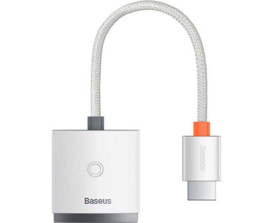 Baseus Lite Series HDMI to VGA adapter without audio (white)