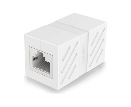 UGREEN Ethernet RJ45 paplašinājuma adapteris 8P|8C, Cat.7, UTP (balts)