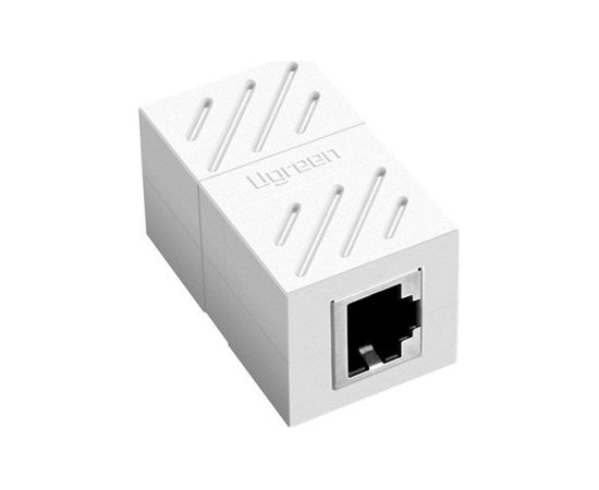UGREEN Ethernet RJ45 paplašinājuma adapteris 8P|8C, Cat.7, UTP (balts)