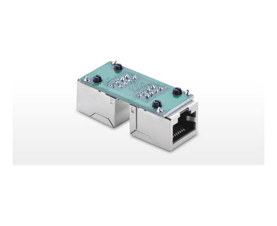 Удлинительный адаптер UGREEN Ethernet RJ45 8P | 8C, Cat.7, UTP (белый)